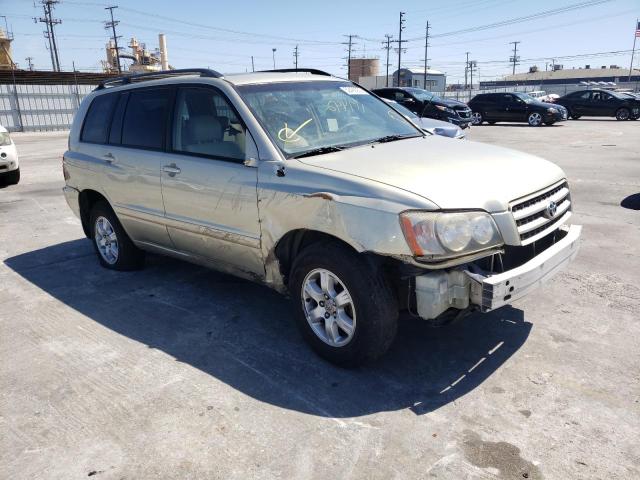 TOYOTA HIGHLANDER 2003 with VIN JTEGF21A630088195 - Photo from auction