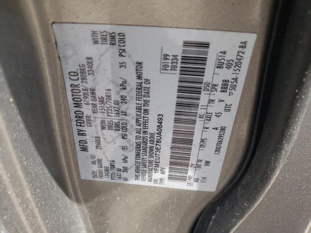 Photo 10 from auction – 2008 FORD EXPLORER X with VIN 1FMEU73E78UA08493