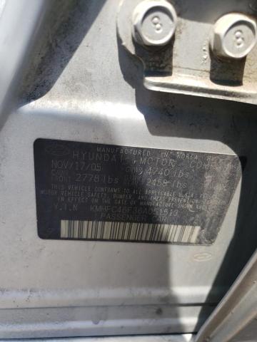 Photo 10 from auction – 2006 HYUNDAI AZERA SE with VIN KMHFC46F36A051513