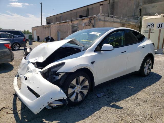 Photo 2 from auction – 2022 TESLA MODEL Y with VIN 7SAYGDEE1NF383582