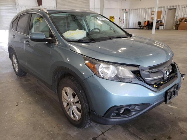 HONDA CR-V EXL 2014 with VIN 2HKRM4H72EH637227 - Photo from auction