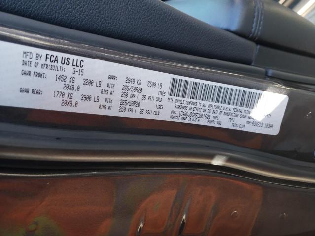 Photo 10 from auction – 2015 DODGE DURANGO LI with VIN 1C4RDJDG8FC801629