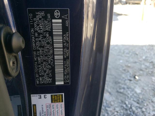 Photo 10 from auction – 2011 TOYOTA SCION TC with VIN JTKJF5C78B3014389