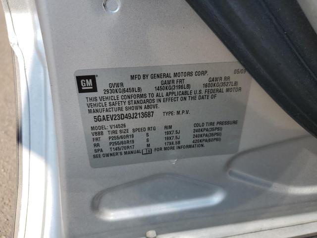 Photo 10 from auction – 2009 BUICK ENCLAVE CX with VIN 5GAEV23D49J213687