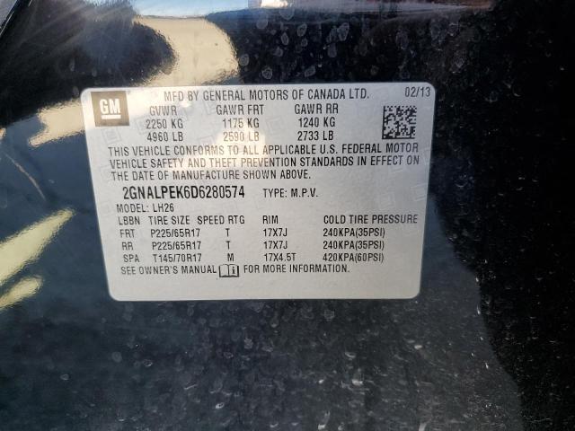 Photo 10 from auction – 2013 CHEVROLET EQUINOX LT with VIN 2GNALPEK6D6280574