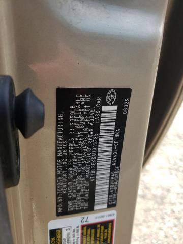 Photo 10 from auction – 2010 TOYOTA CAMRY BASE with VIN 4T1BF3EK6AU019385