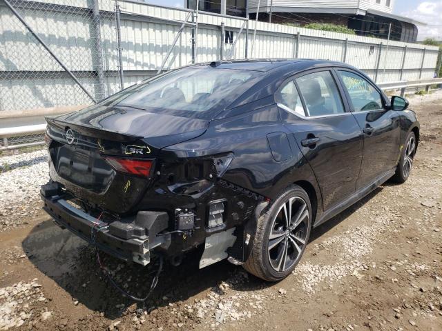 Photo 4 from auction – 2022 NISSAN SENTRA SR with VIN 3N1AB8DV4NY230126