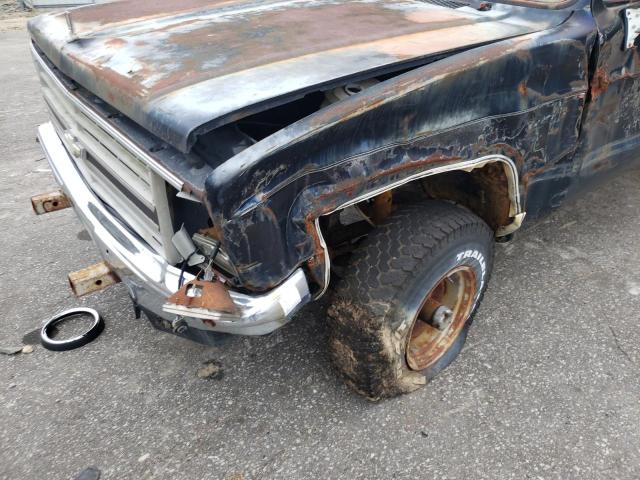 Photo 9 from auction – 1986 CHEVROLET K10 with VIN 1GCEK14H2GF338450