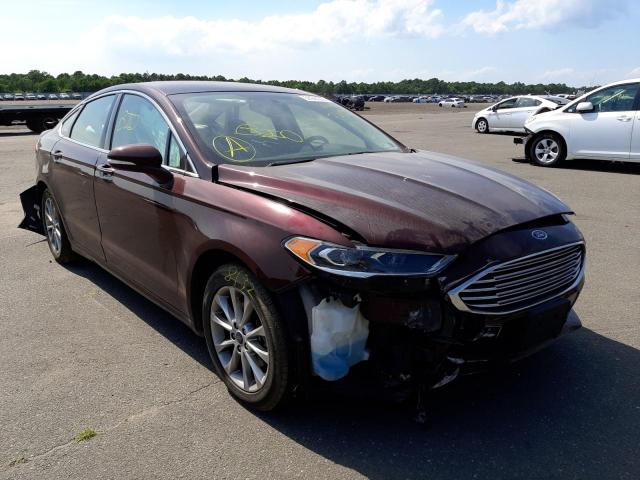 FORD FUSION SE 2017 with VIN 3FA6P0HD3HR288952 - Photo from auction