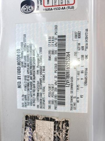 Photo 10 from auction – 2006 FORD MUSTANG with VIN 1ZVFT80N165253364