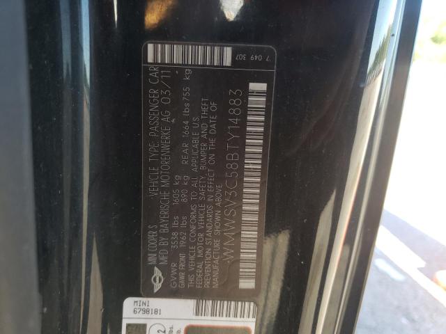 Photo 10 from auction – 2011 MINI COOPER S with VIN WMWSV3C58BTY14883
