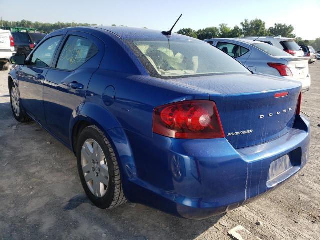 Photo 3 from auction – 2013 DODGE AVENGER SE with VIN 1C3CDZAB9DN593974