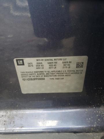 Photo 10 from auction – 2015 CHEVROLET MALIBU 1LT with VIN 1G11C5SL8FF339393