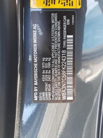 Photo 10 from auction – 2015 BMW 428 I with VIN WBA3N7C58FK224318