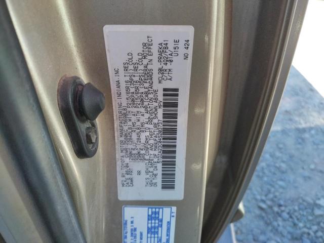 Photo 10 from auction – 2004 TOYOTA SIENNA CE with VIN 5TDZA23C04S203737