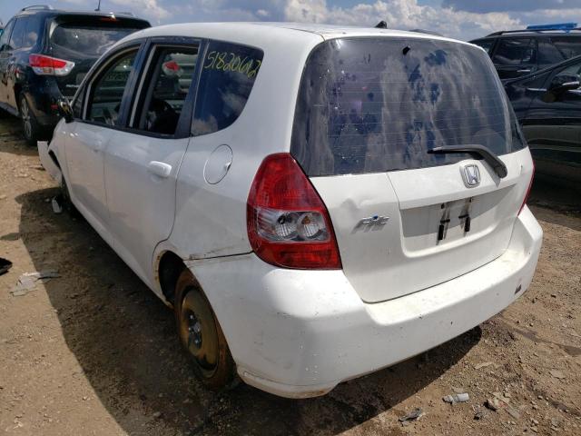 Photo 3 from auction – 2007 HONDA FIT S with VIN JHMGD37647S023583