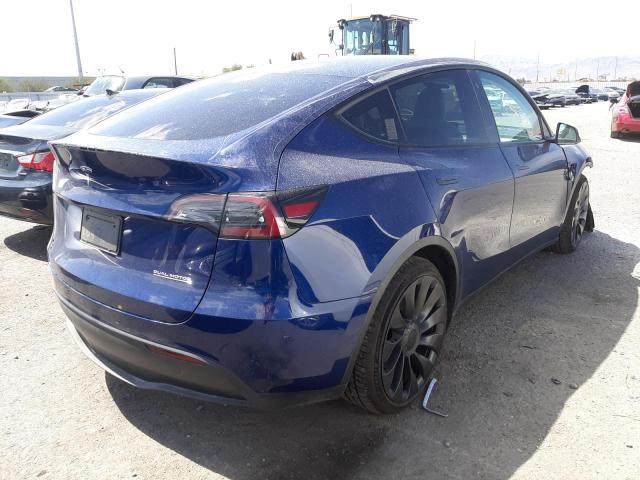 Photo 4 from auction – 2022 TESLA MODEL Y with VIN 7SAYGDEF9NF339919