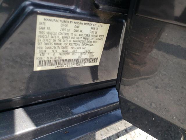 Photo 10 from auction – 2007 NISSAN ALTIMA 3.5 with VIN 1N4BL21E17C108017