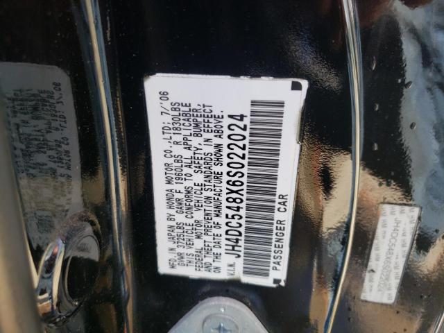 Photo 10 from auction – 2006 ACURA RSX with VIN JH4DC548X6S022024