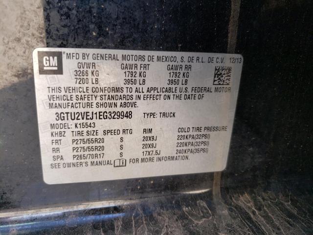 Photo 10 from auction – 2014 GMC SIERRA K15 with VIN 3GTU2VEJ1EG329948