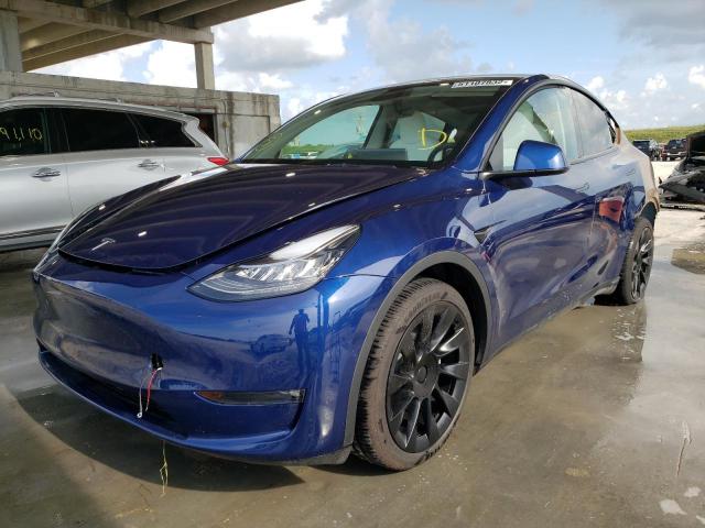 Photo 2 from auction – 2022 TESLA MODEL Y with VIN 7SAYGDEE4NF373239