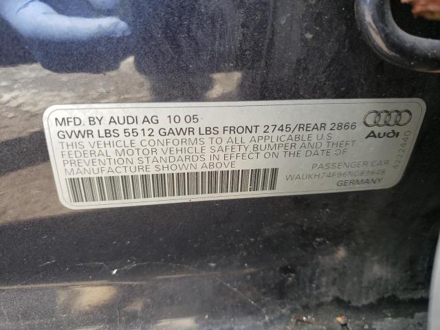 Photo 10 from auction – 2007 AUDI A6 with VIN WAUKH74F96N089648