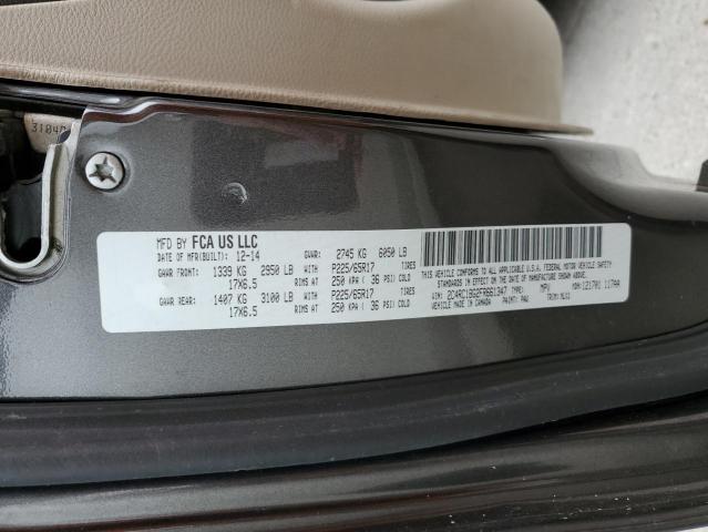 Photo 10 from auction – 2015 CHRYSLER TOWN & COU with VIN 2C4RC1BG2FR661347