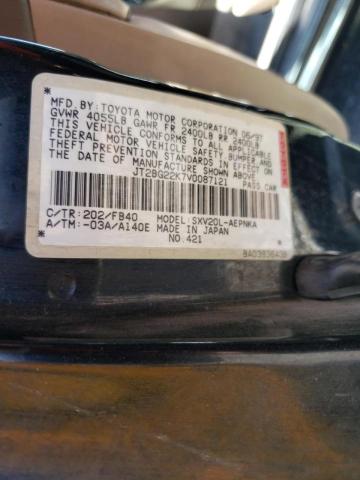 Photo 10 from auction – 1997 TOYOTA CAMRY LE with VIN JT2BG22K7V0087121
