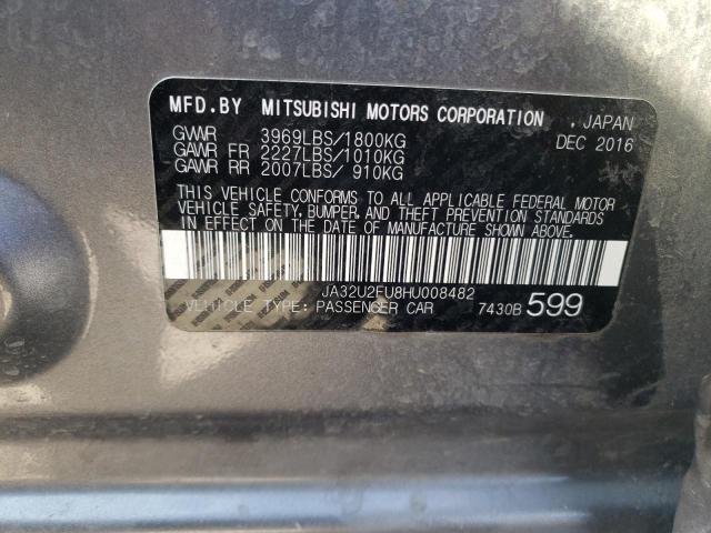 Photo 10 from auction – 2017 MITSUBISHI LANCER ES with VIN JA32U2FU8HU008482