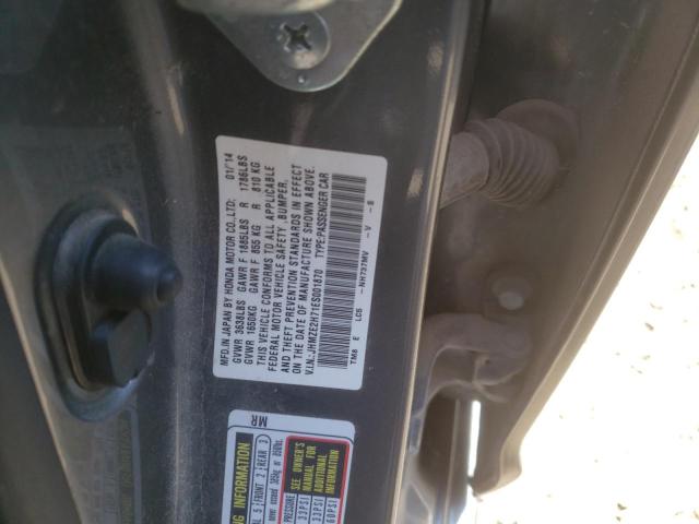 Photo 10 from auction – 2014 HONDA INSIGHT EX with VIN JHMZE2H71ES001870