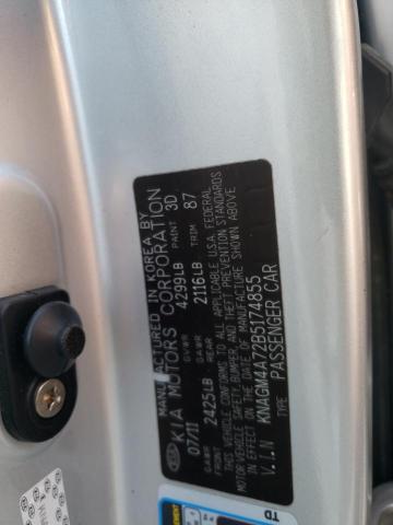 Photo 10 from auction – 2011 KIA OPTIMA LX with VIN KNAGM4A72B5174855