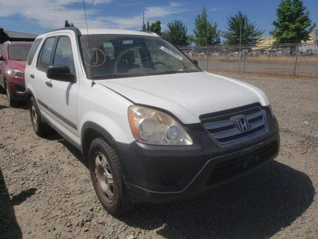 HONDA CR-V LX 2005 with VIN JHLRD68595C011649 - Photo from auction