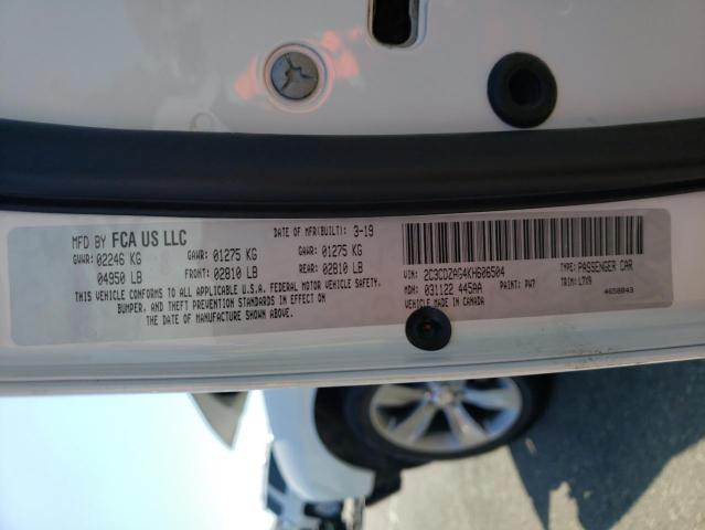 Photo 10 from auction – 2019 DODGE CHALLENGER with VIN 2C3CDZAG4KH606504
