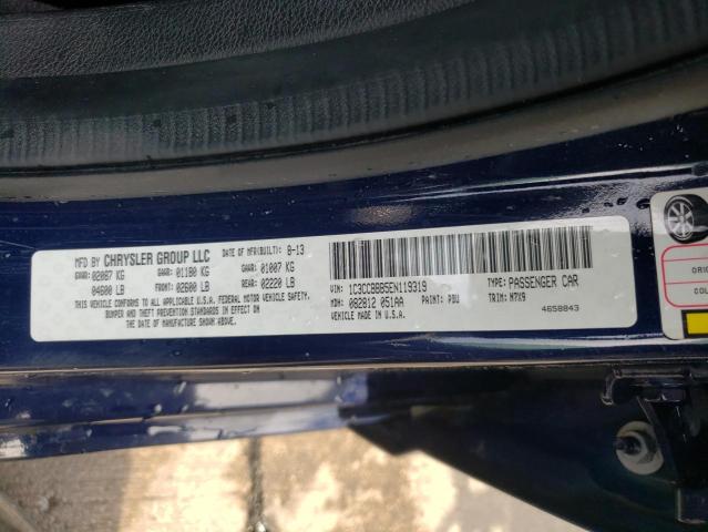 Photo 10 from auction – 2014 CHRYSLER 200 TOURIN with VIN 1C3CCBBB5EN119319