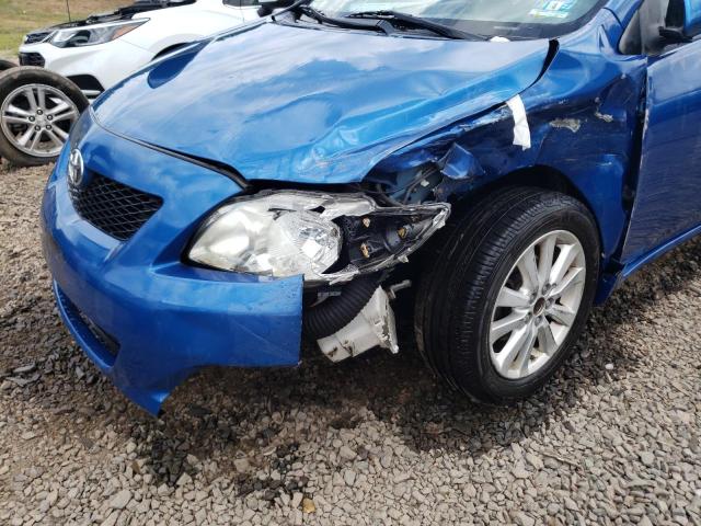 Photo 9 from auction – 2009 TOYOTA COROLLA BA with VIN JTDBL40E599037721