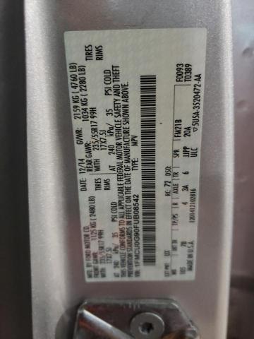Photo 10 from auction – 2015 FORD ESCAPE SE with VIN 1FMCU0G90FUB08542