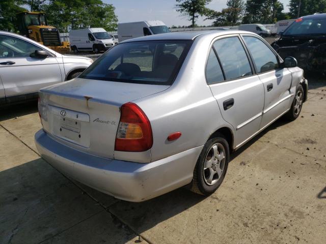 Photo 4 from auction – 2002 HYUNDAI ACCENT GL with VIN KMHCG45C72U400888