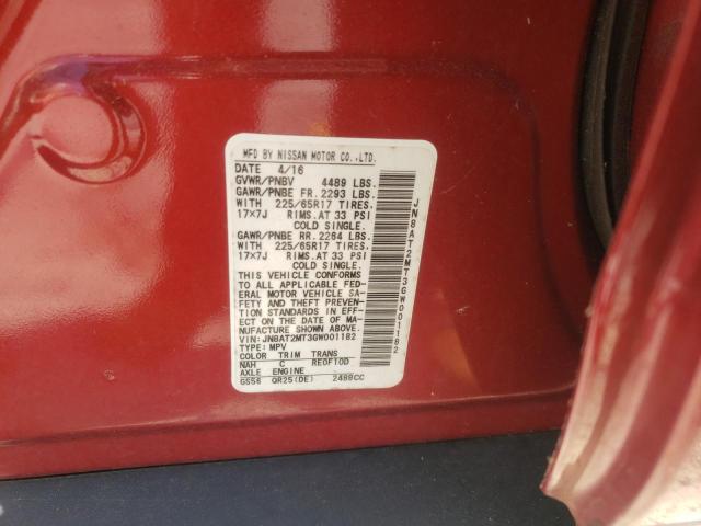 Photo 10 from auction – 2016 NISSAN ROGUE S with VIN JN8AT2MT3GW001182