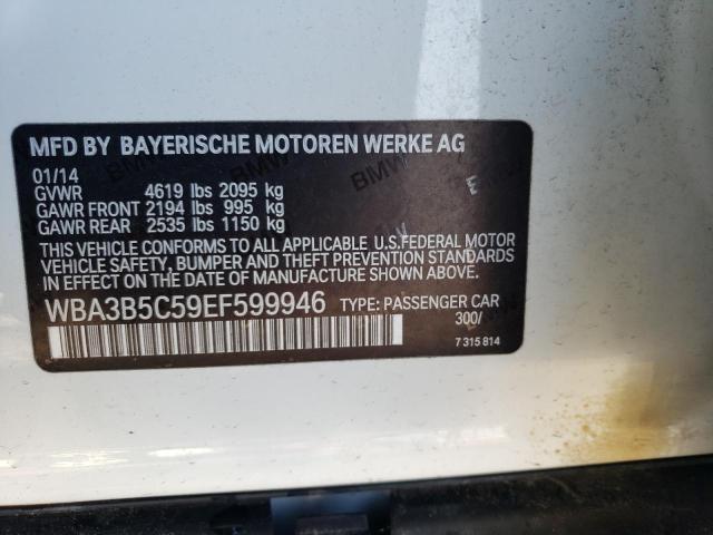 Photo 10 from auction – 2014 BMW 328 XI SUL with VIN WBA3B5C59EF599946