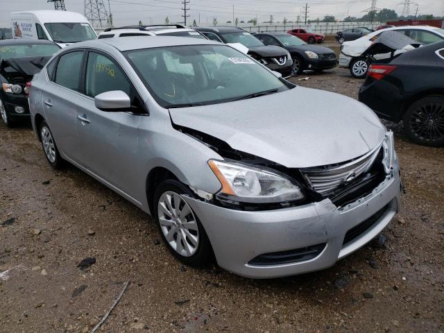 NISSAN SENTRA S 2013 with VIN 3N1AB7AP2DL618404 - Photo from auction