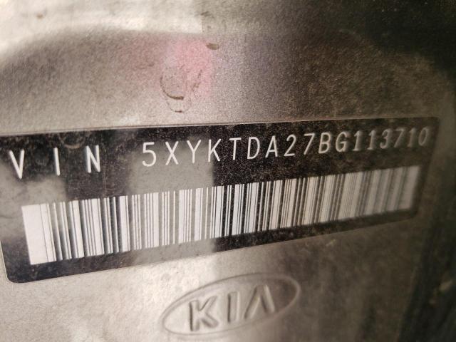 Photo 10 from auction – 2011 KIA SORENTO BA with VIN 5XYKTDA27BG113710
