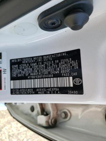 Photo 10 from auction – 2015 TOYOTA AVALON HYB with VIN 4T1BD1EB6FU044868