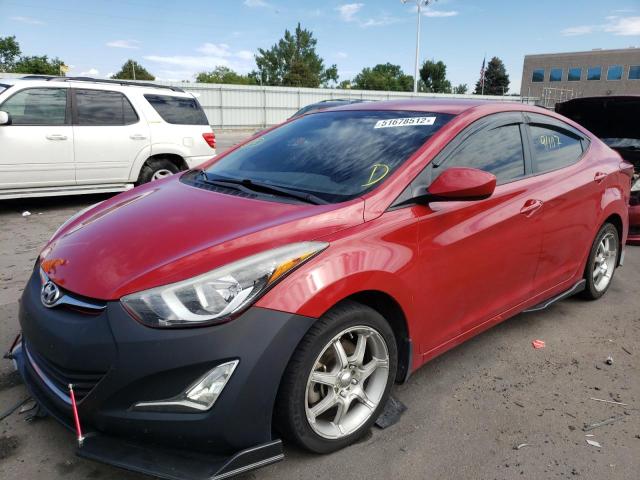 Photo 2 from auction – 2014 HYUNDAI ELANTRA SE with VIN KMHDH4AEXEU178537