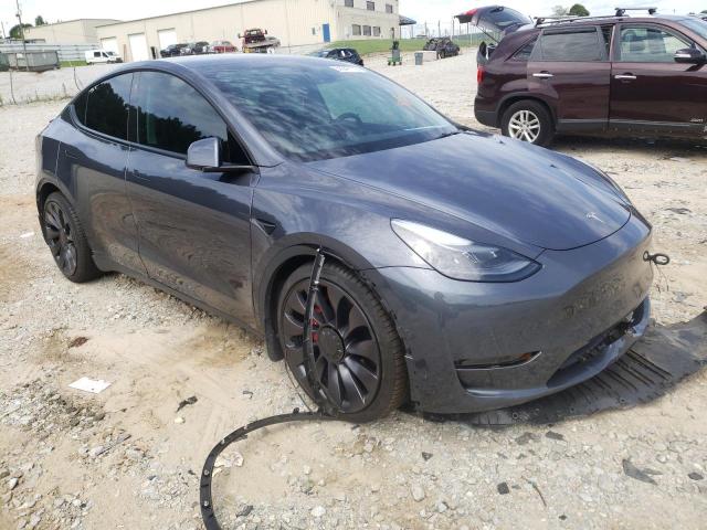 TESLA MODEL Y 2021 with VIN 5YJYGDEF3MF133720 - Photo from auction