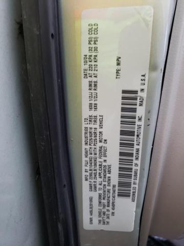 Photo 10 from auction – 2005 SUBARU LEGACY OUT with VIN 4S4BP61C457340780