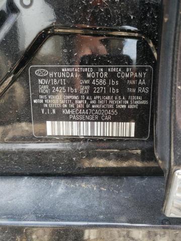 Photo 10 from auction – 2012 HYUNDAI SONATA HYB with VIN KMHEC4A47CA020455