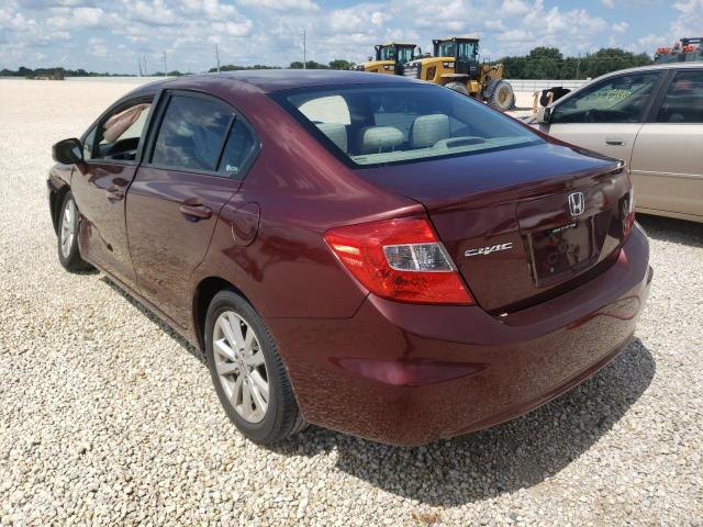 Photo 3 from auction – 2012 HONDA CIVIC EX with VIN 19XFB2F84CE108355
