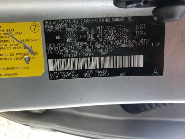 Photo 10 from auction – 2008 LEXUS RX 350 with VIN 2T2HK31U18C083144