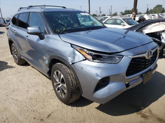 TOYOTA HIGHLANDER 2021 with VIN 5TDGZRAH4MS081732 - Photo from auction