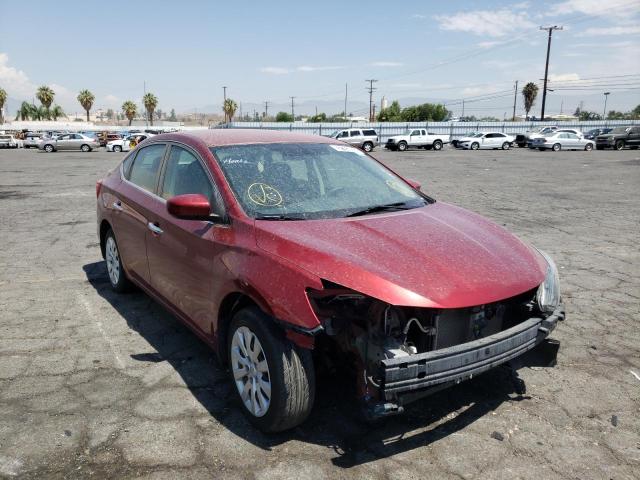 NISSAN SENTRA S 2017 with VIN 3N1AB7AP1HY381414 - Photo from auction